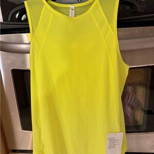 Lululemon Neon Yellow Tank Top